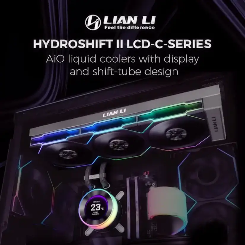 Montaje Refrigeración Líquida LIAN LI Hydroshift II LCD Gaming PC Daganzo de Arriba